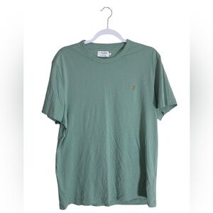Farah Short Sleeve | Green | Size XL | Embroidered Logo | 100% Organic Cotton